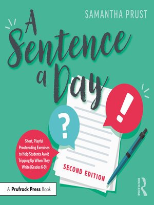 cover image of A Sentence a Day